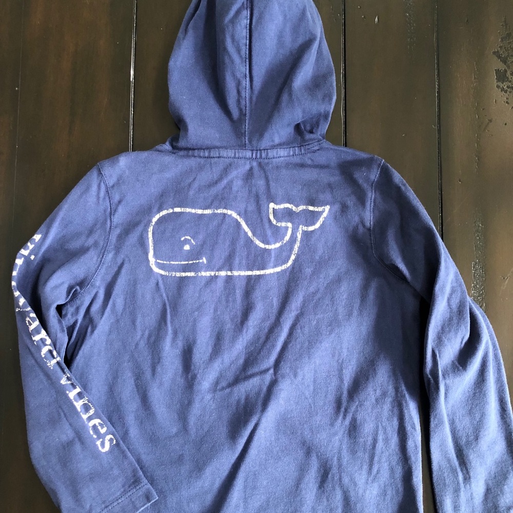Kids Vineyard Vines long sleeve hooded t-shirt